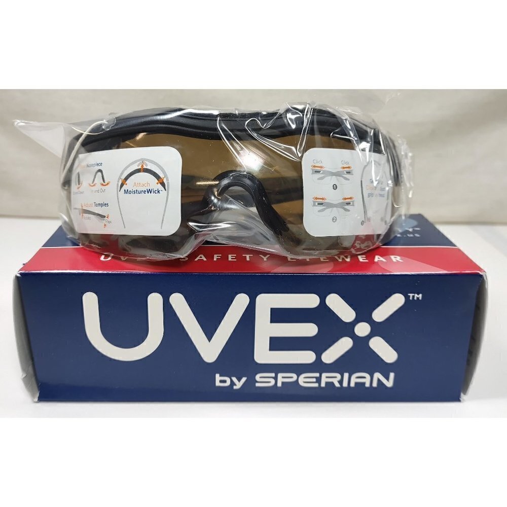 Uvex By Sperian Extremepro SX0301 Black Gray Frame Anti Scratch Safety Eyewear